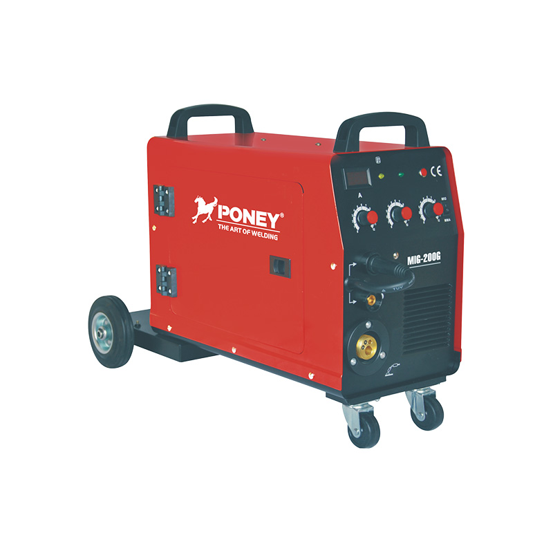 220V 200A 5 kg alambre gas/sin gas máquina de soldadura industrial MIG